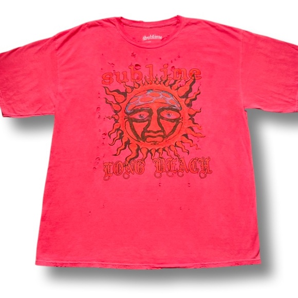 NEW Urban Outfitters Distressed SUBLIME Oversized T shirt Dress - Picture 5 of 8